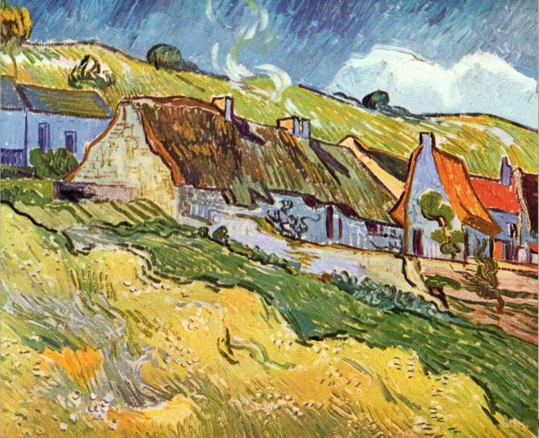 Vincent van Gogh Farmer Huts in Auvers